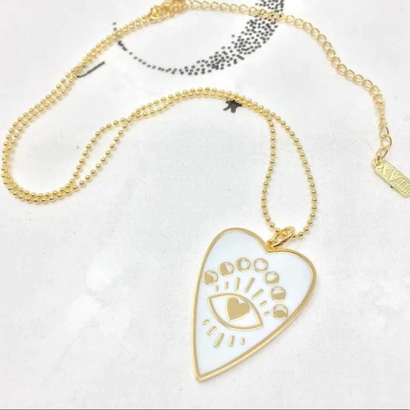 Eye of the Heart Pendant Necklace - 1 White left! - Picture 6 of 8